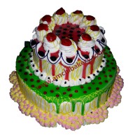 Kiwi Strawberry Cake (2 kg)